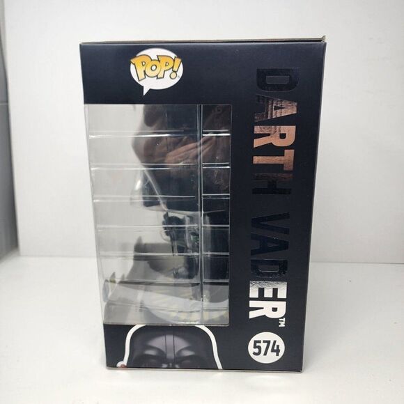 FUNKO POP! STAR WARS JUMBO 10" DARTH VADER FIGURE LIGHTS & SOUND #574 Exclusive - Picture 3 of 6